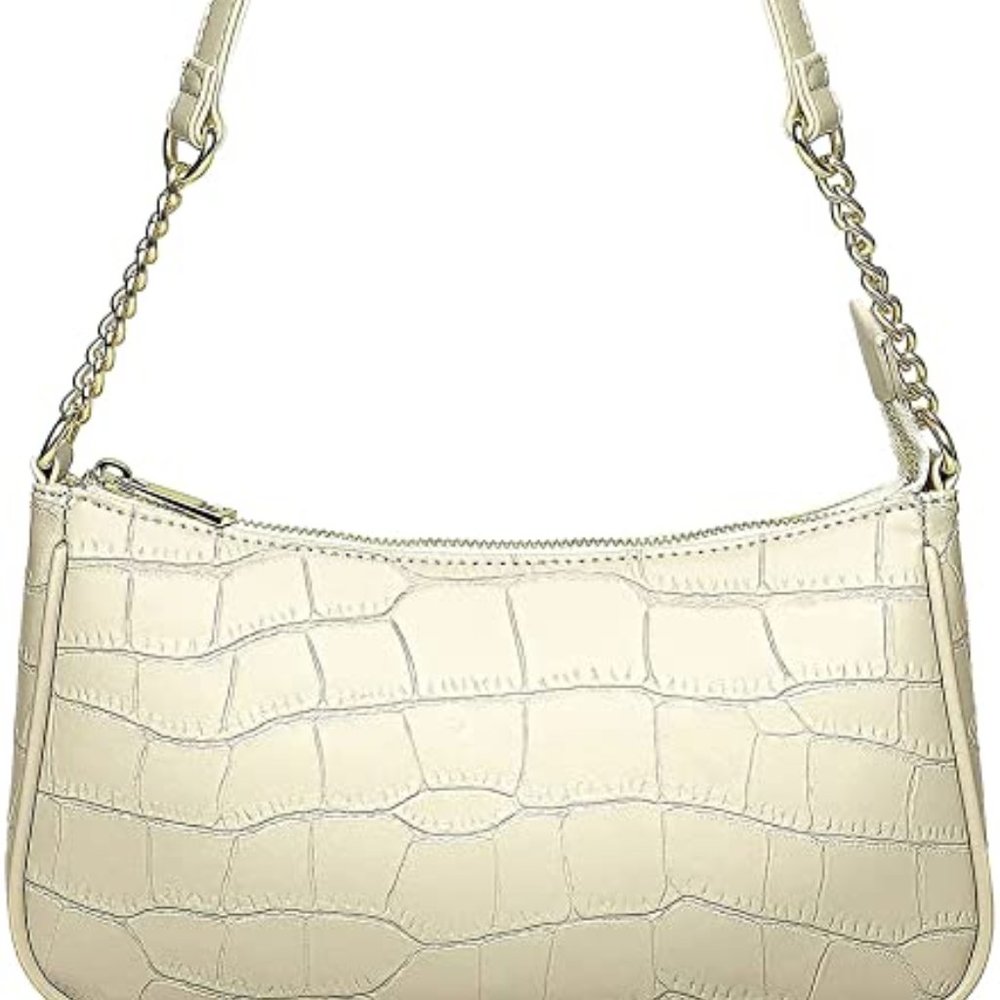 FLOTOWN 90s Retro Shoulder Bag for Women, Vegan Leather Women's Shoulder Handbag